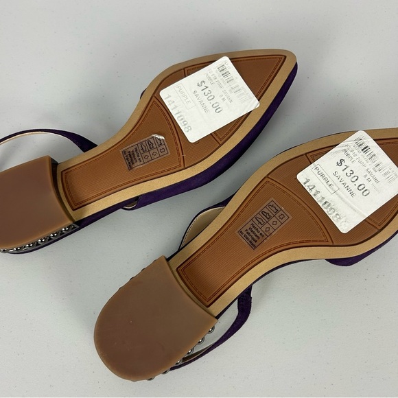 Franco Sarto Savanne Upper Leather Slingback Pointed Toe Shoes Size 8 - Picture 7 of 8